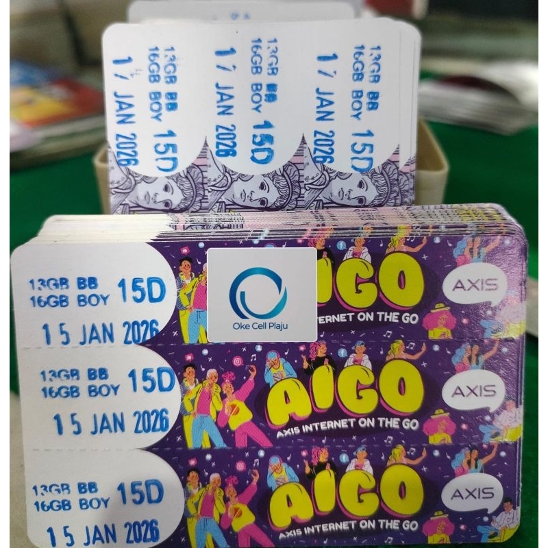 axis Aigo 13GB(16GB) 14hari