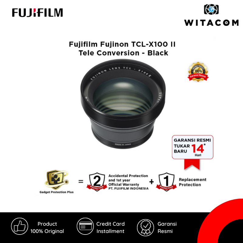 FUJIFILM TCL-X100 II Tele Conversion Lens - Black
