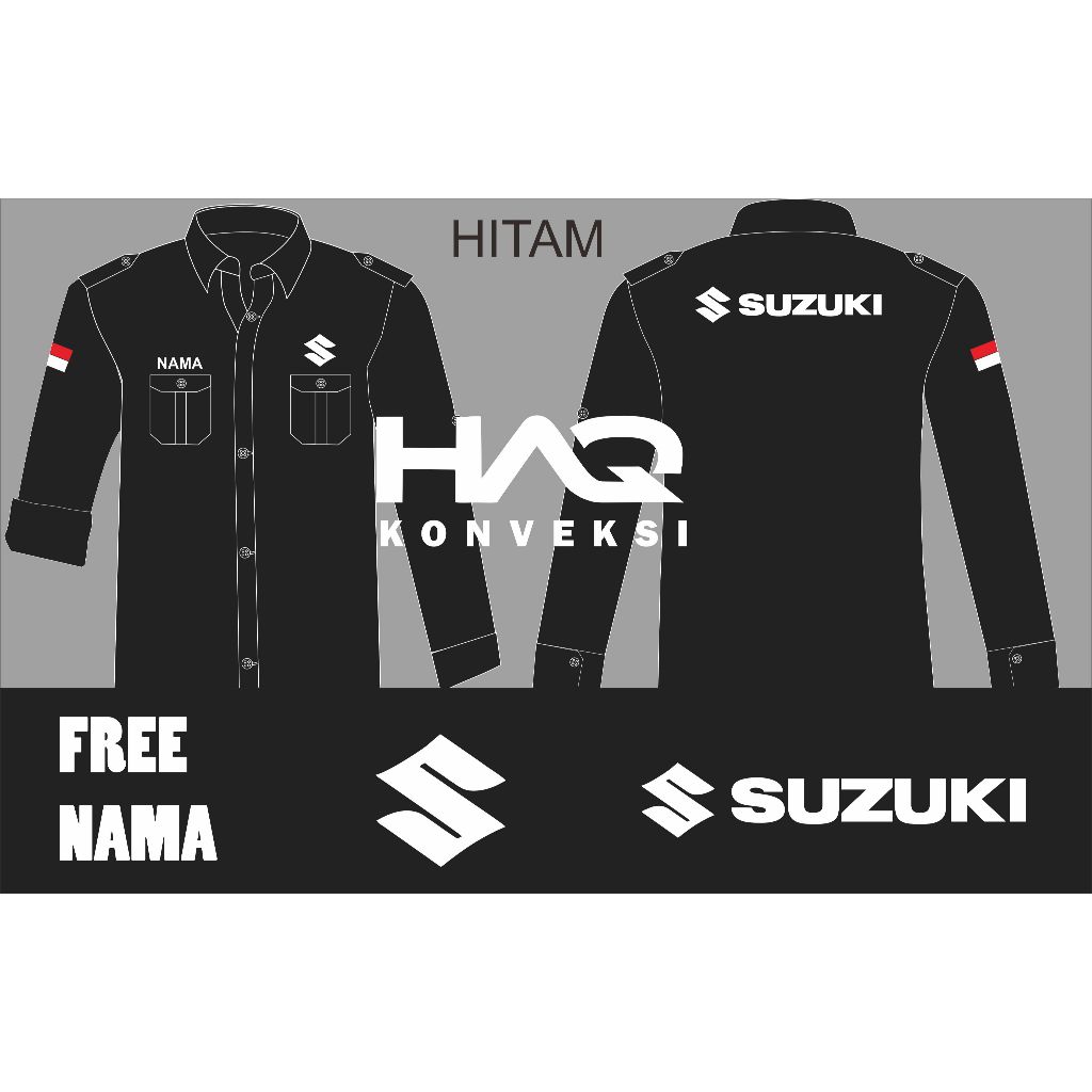 Kemeja Suzuki Baju Suzuki Seragam Suzuki Pdh Suzuki Kemeja Kerja Suzuki Baju Kerja Suzuki Seragam Ke