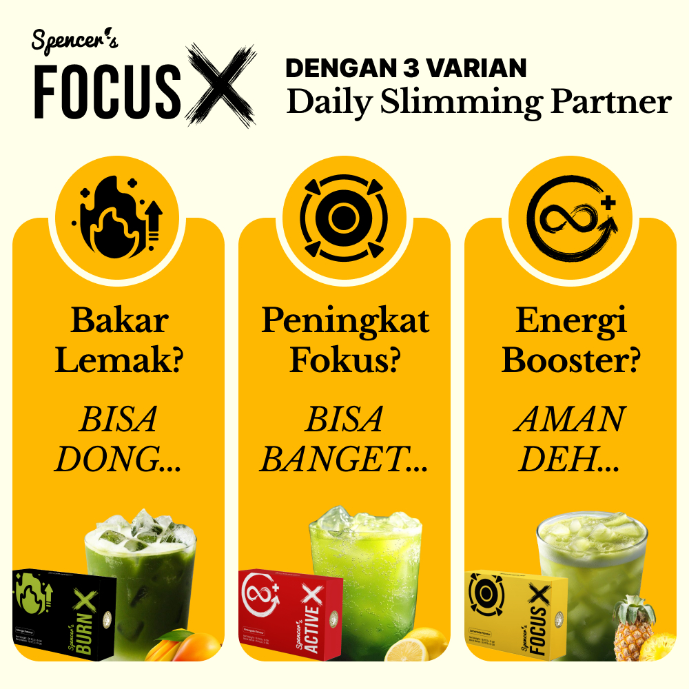 

Spencer's Focus X Strawberry - Minuman Energi