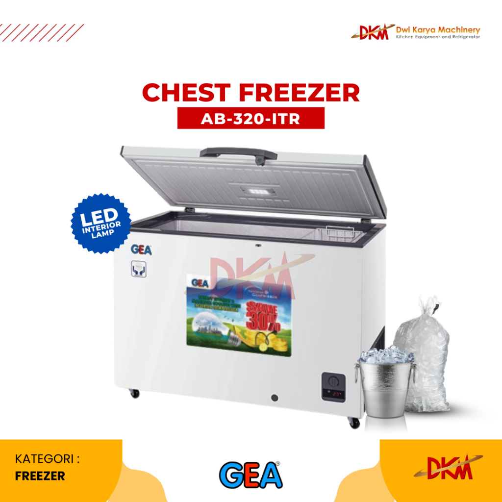 Chest Freezer GEA AB-320 ITR/ AB 320 ITR Freezer Box Daging/Freezer Box 300 Liter AB-320 ITR