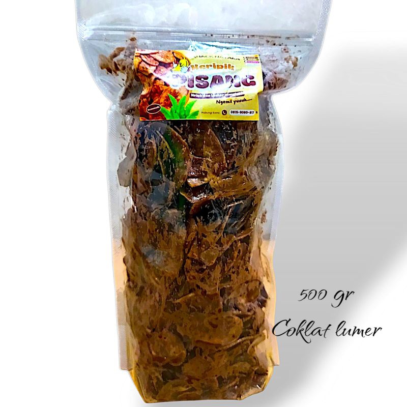 

Keripik pisang coklat lumer murah 500 grm