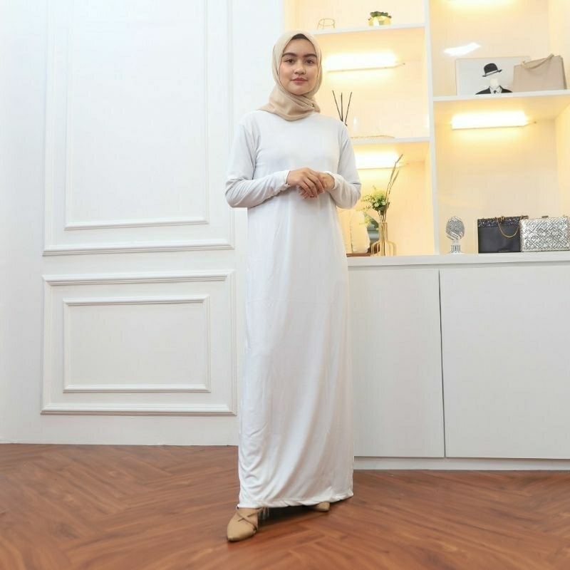 Jual Baju Manset Gamis Dalaman Wanita Dewasa Spandek Super Murah di Makassar || Ekasarihijab_