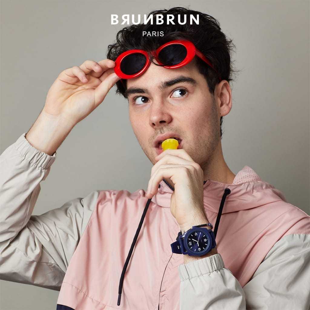 JAM TANGAN WANITA ( UNISEX ) BRUNBRUN PARIS ORIGINAL THEO