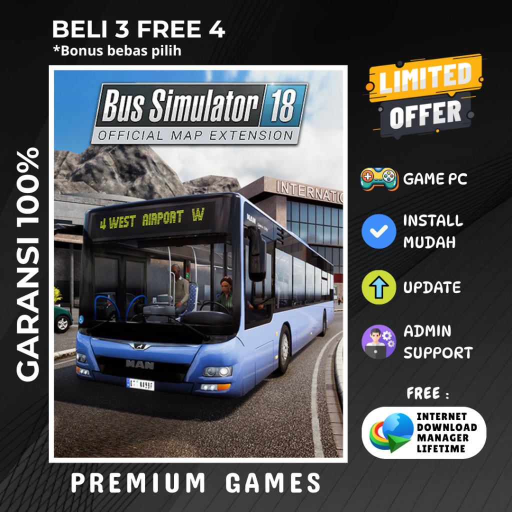 Bus Simulator 18 | Game PC | Game Laptop | Game Komputer