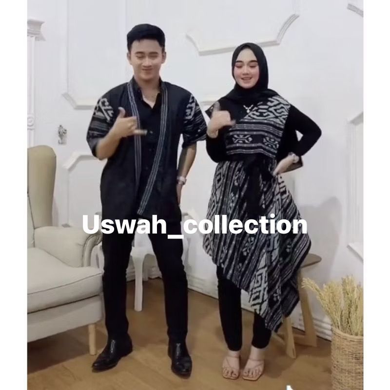 COUPLE TENUN SIERA TORAJA DRESS TENUN BAJU TENUN COUPLE