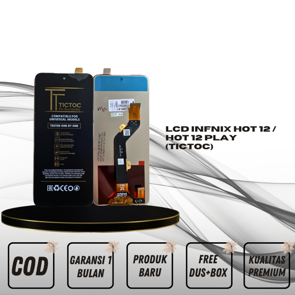 LCD INFINIX HOT 12 / HOT 12 PLAY (TICTOC)
