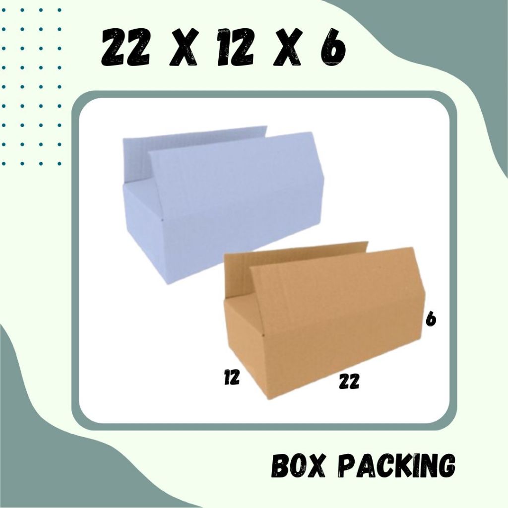 

Kardus 22x12x6 Box Packing A1 Karton Dus Jamu Kotak Olshop Kemasan Souvenir Sparepart Obat Madu Mainan