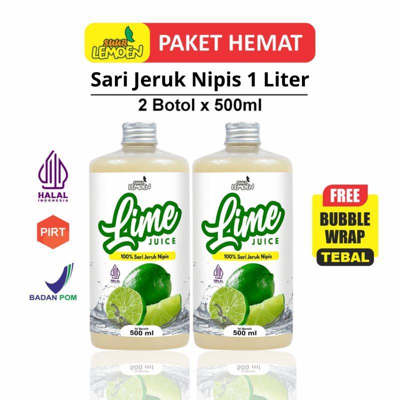 

Sari Jeruk Nipis Murni 500X2PCS - Pure Lime Juice Organic Premium - Diet Detoks - Halal By Lemoen 86