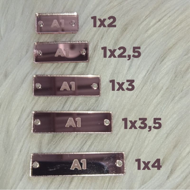 

[ Terlaris ] Label Akrilik EMAS | Label hijab branding | custom cutting Label - Zoinfo