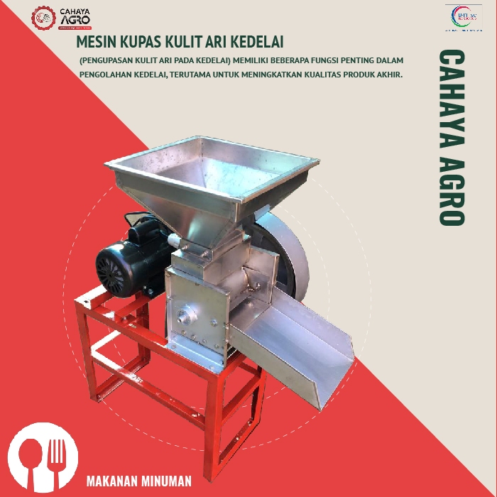 MESIN KUPAS ARI KEDELAI FULL STEINLISS