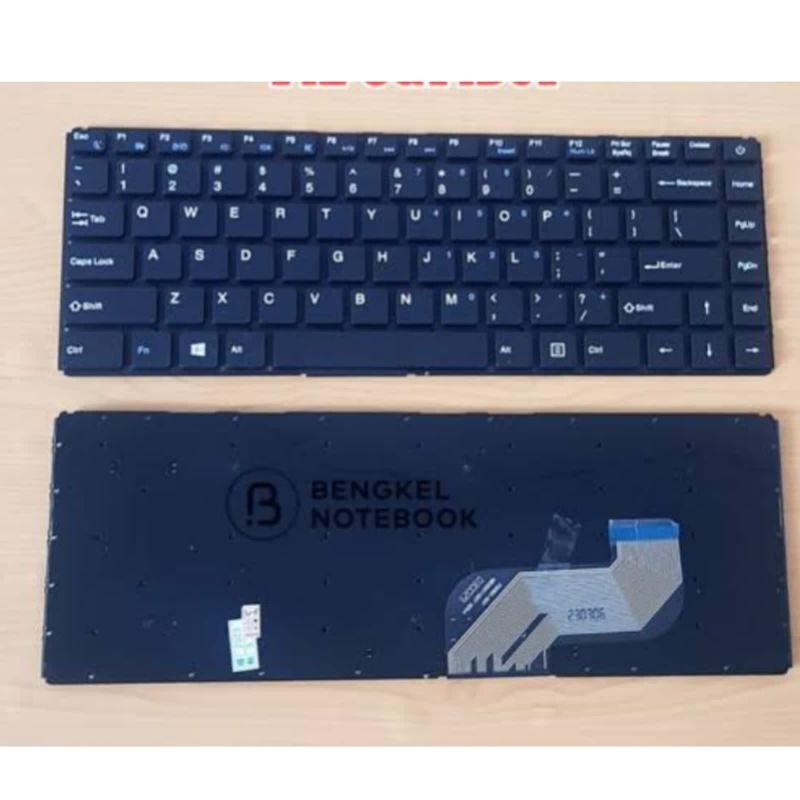 Keybord Zyrex Bunaken N4020 Walton Prelude A9400 new hitam