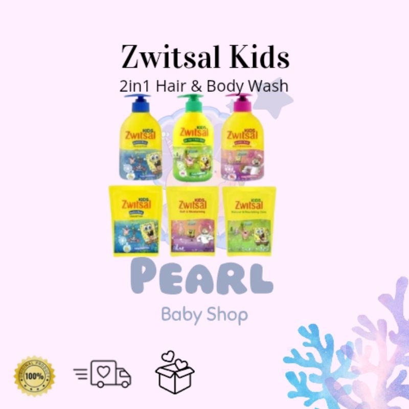 Zwitsal Kids 2in1 Hair & Body Wash / Zwitsal Sabun & Sampo Anak