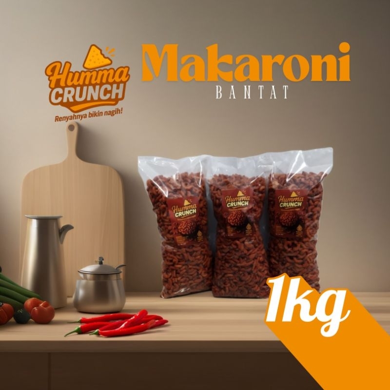

Snack Makaroni Bantat 1Kg – Humma Crunch Rasa Pedas Kriuknya Bikin Nagih