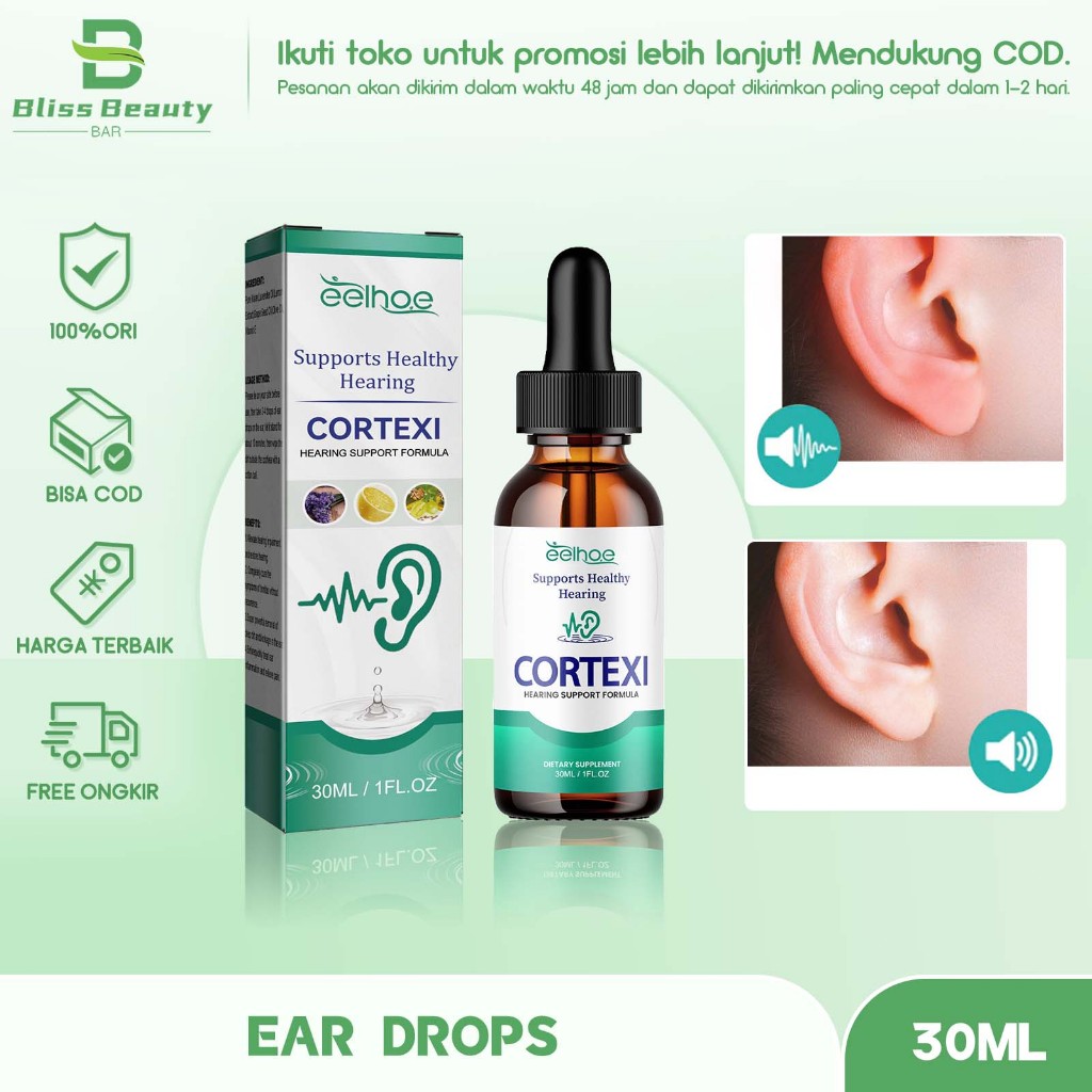 EELHOE Obat Sakit Telinga Obat Telinga Tinnitus Ear Drops 30ml Obat Telinga Berair Bau Obat Telinga 