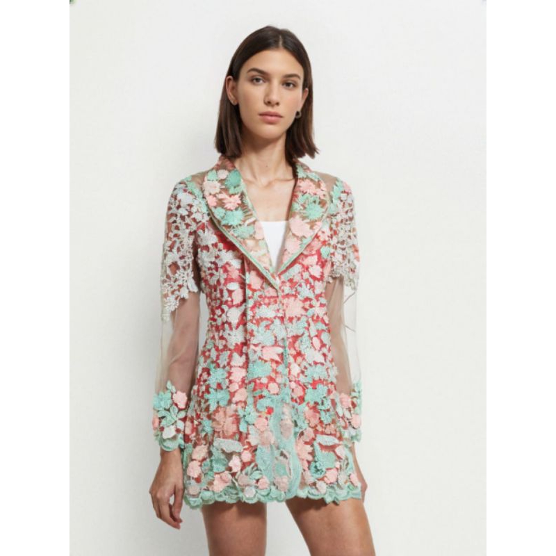 Kebaya Brokat, atasan kebaya luaran (Preloved/2nd) (Baru 1x pakai saat Event}