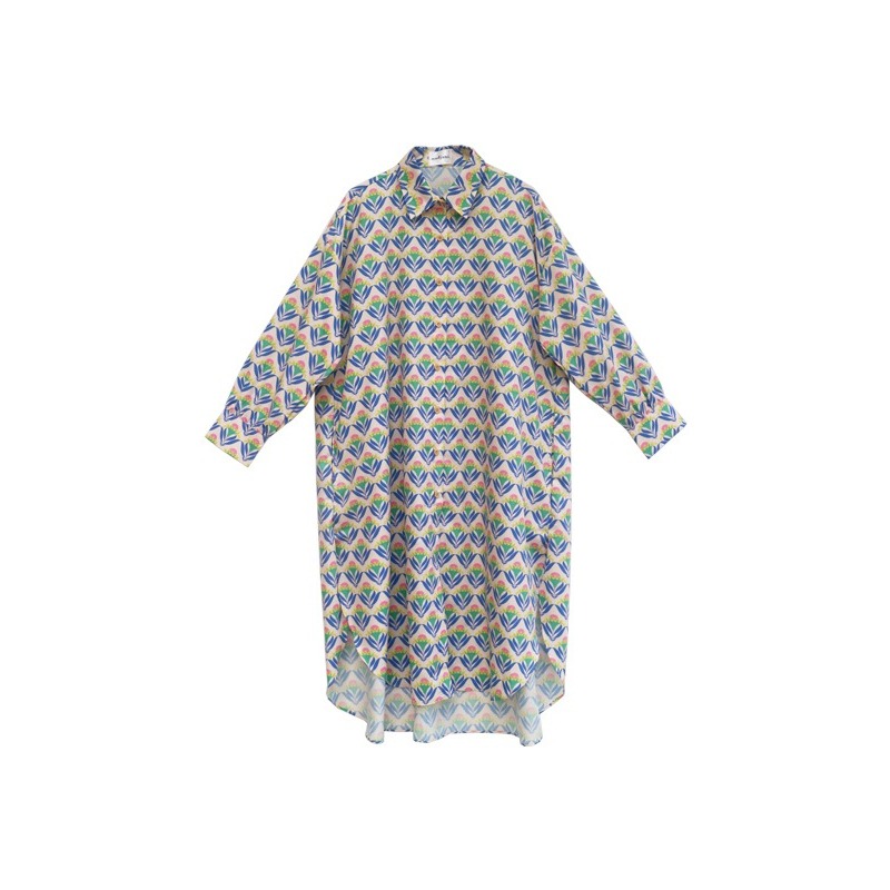 Nadjani Lycia Tunik Atasan Wanita Motif Bahan Katun Toyobo