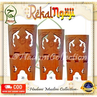 Meja Baca Al-Qur'an Berdiri Besar Rekal Tinggi Kayu / Lekar Baca Al-Qur`an