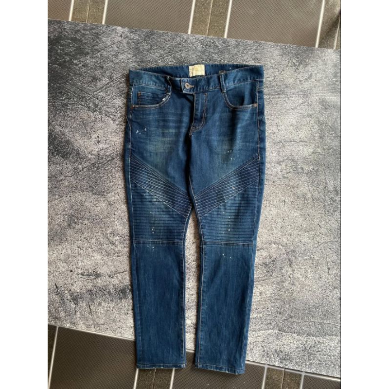 Celana panjang denim rider Get used Aithentic