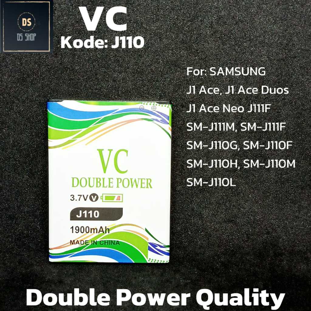 Baterai Samsung Galaxy J110 J1 Ace S4 Mini B500AE i9195 Original VC Double Power Batrai HP