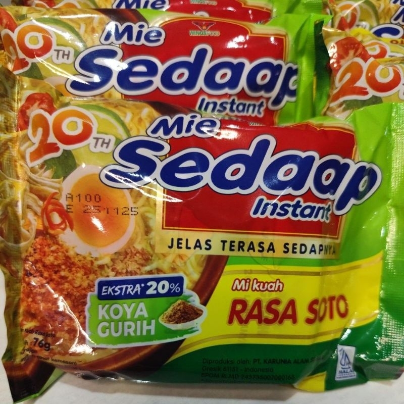 

Mie sedaap rasa soto expayet 11/06/2025