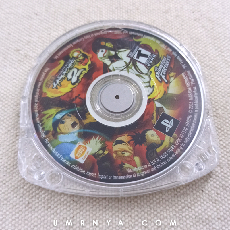 PSP UMD Naruto Ultimate Ninja Heroes 2 Phantom Fortress CD Game R1 Kaset Disk Playstation Portable P