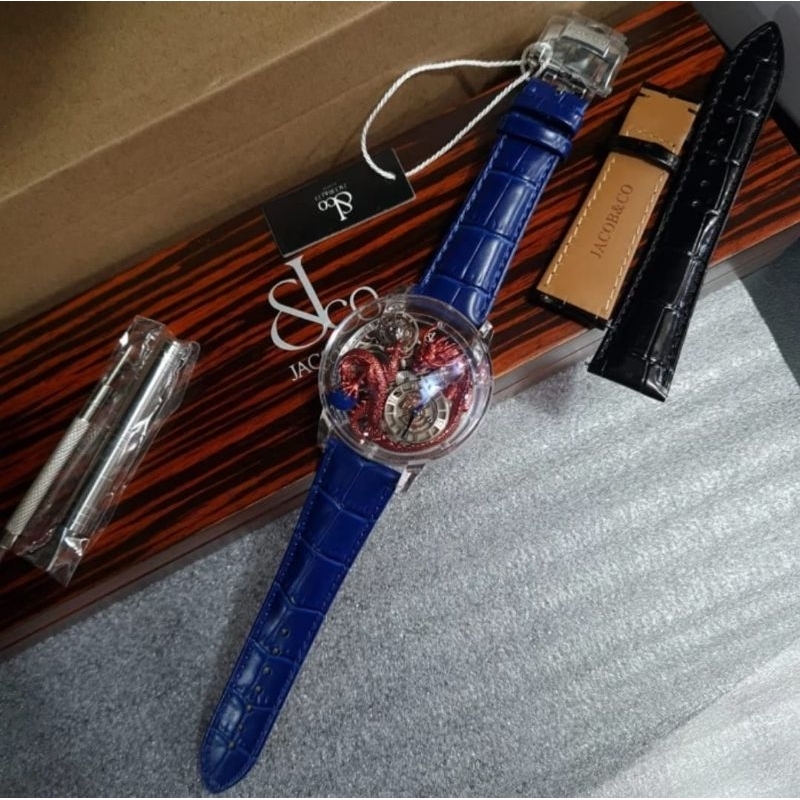 JAM TANGAN PRIA JACOB & CO ASTRONOMIA DRAGON ORIGINAL SWISS