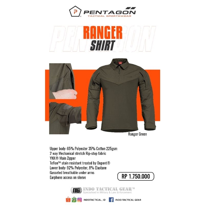 Pentagon Ranger Shirt