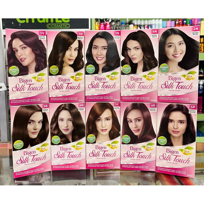 BIGEN SILK TOUCH CAT RAMBUT DUS PINK