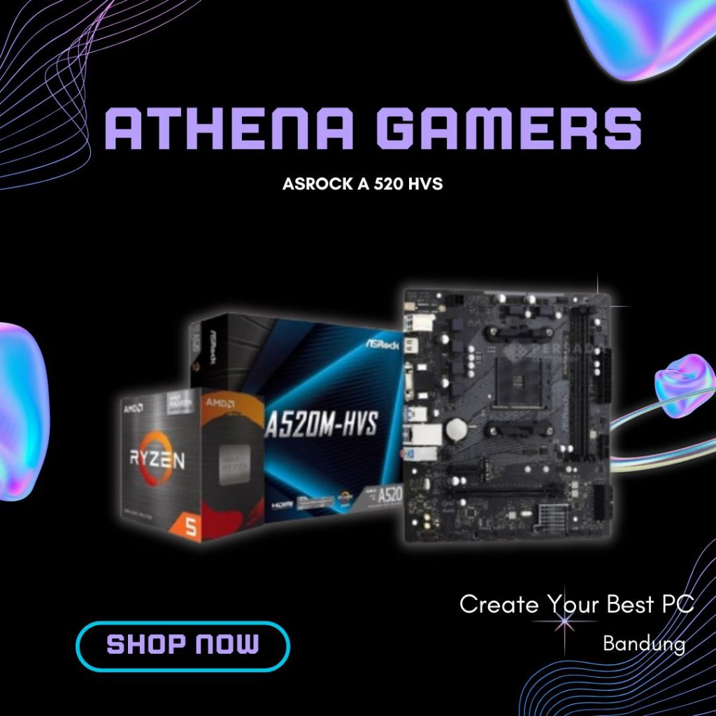 Paket Mobo AMD Ryzen 5 5600GT + MSI A520M-A Pro / Asrock A520M-HVS / Asrock B450M-HDV / Asrock B450M
