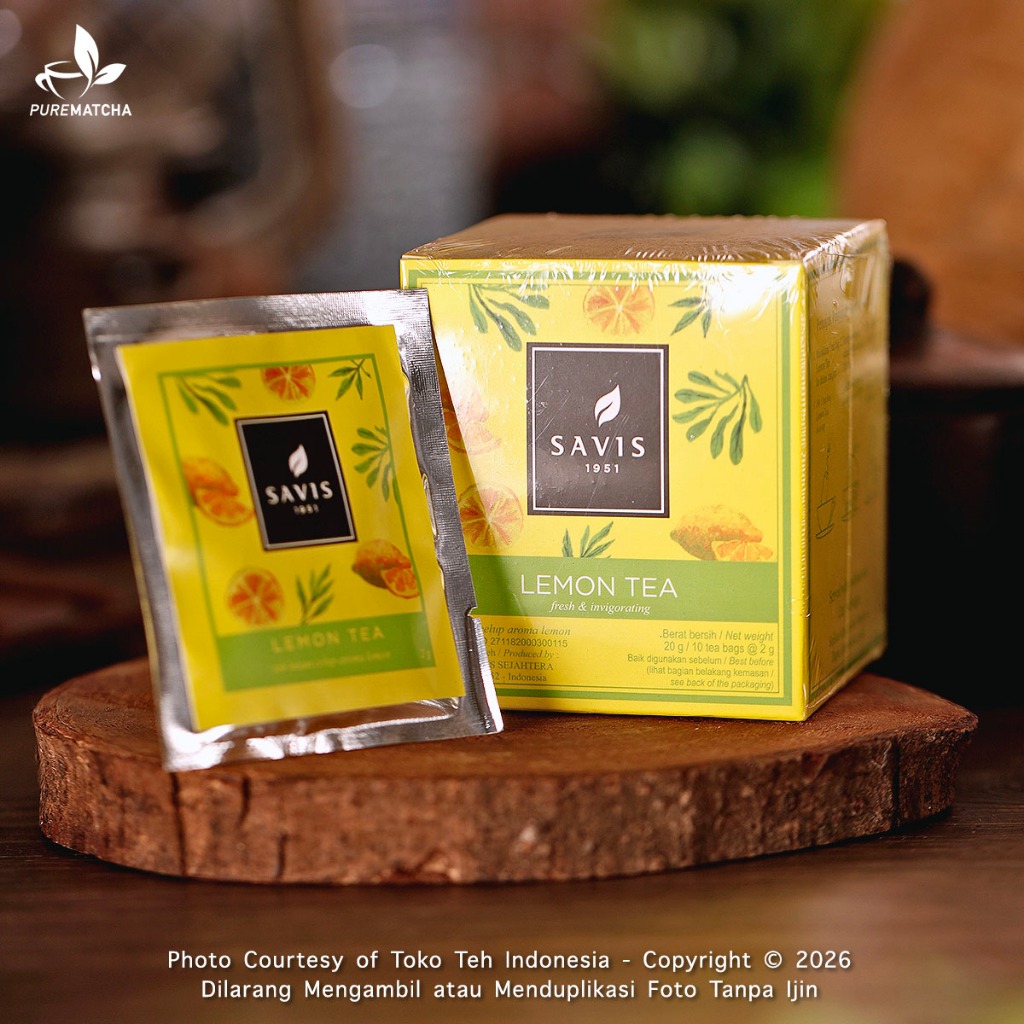 

Savis Tea - Lemon Tea Box isi 10tb Fruity Tea Premium Teh Rasa Buah Lemon