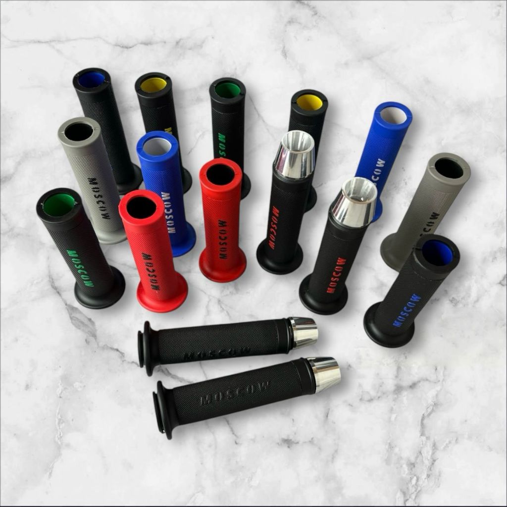PAKET HAND GRIP M010 PLUS + JALU BANDUL STANG CHROME GRIP VARIASI HAND FAT SARUNG GAS UNIVERSAL BISA