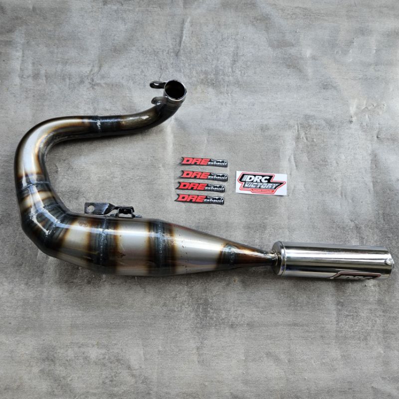 KNALPOT VESPA DRC BUANG KIRI ORIGINAL