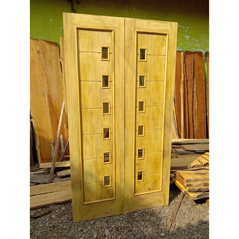 pintu kupu tarung kayu nangka 120 x 220