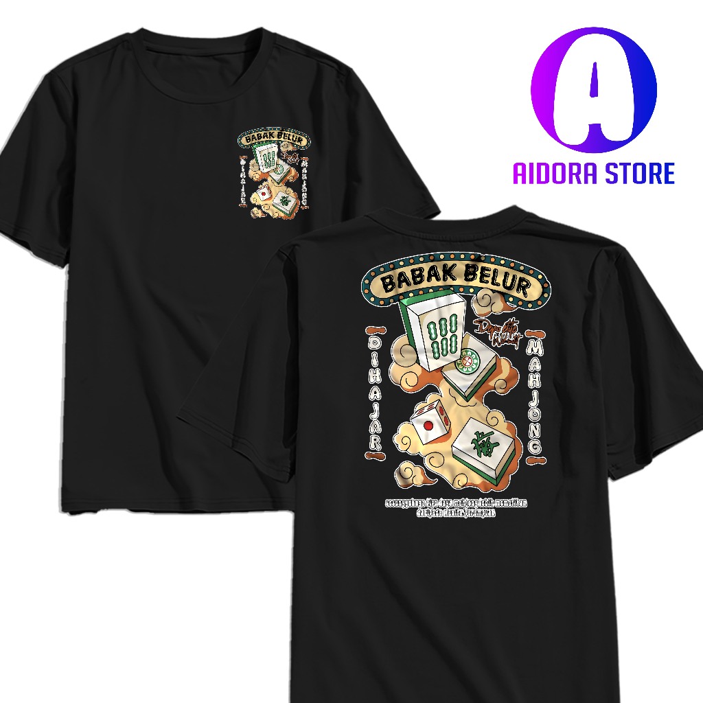 Kaos Mahjong Babak Belur - Baju Game Online Slot Maxwin Pragmatic
