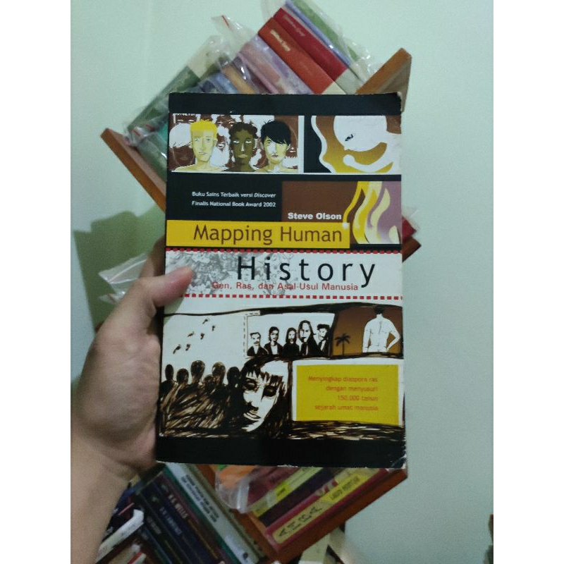 [PRELOVED ORI] Mapping Human History - Steve Olson Buku Bekas