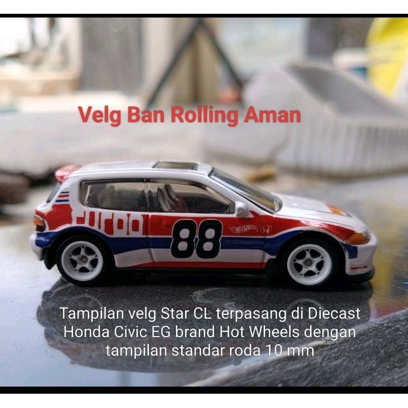 Velg Ban 10 mm , 9, 3 mm  buat Diecast Custom 1:64