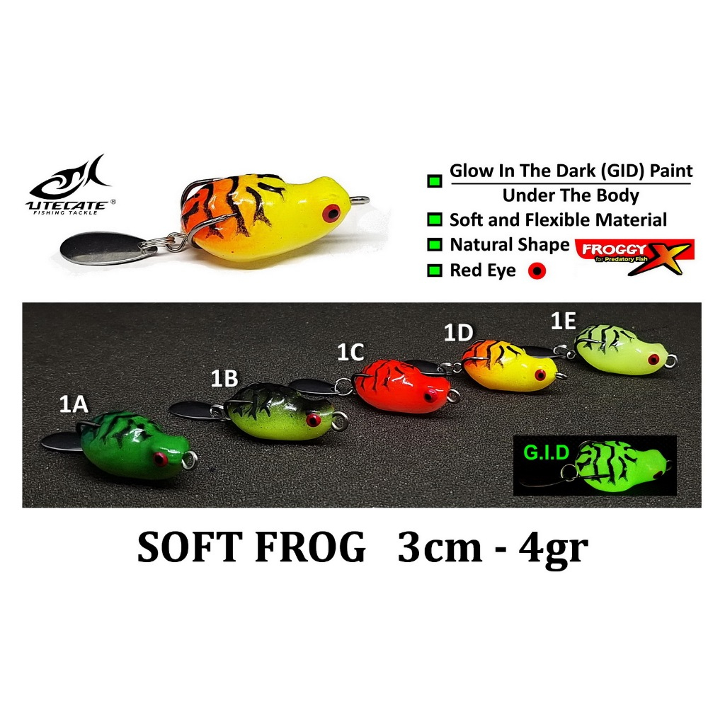 Umpan SOFT FROG Utecate GID