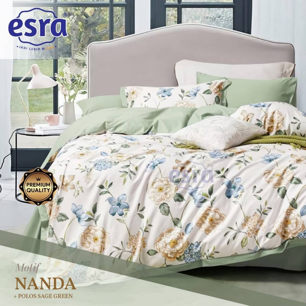 BEDCOVER SET KATUN ESRA MOTIF NANDA