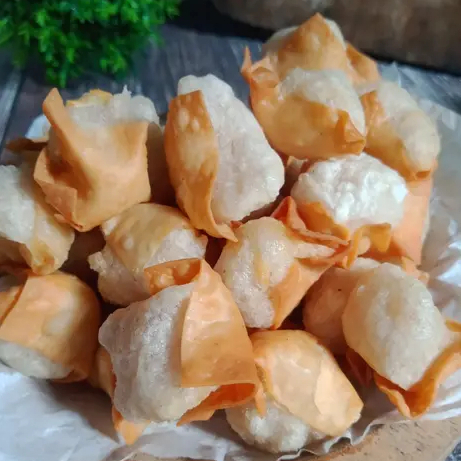 

Somay mini kering / siomay kering / siomay mini pangsit kering 250 gram