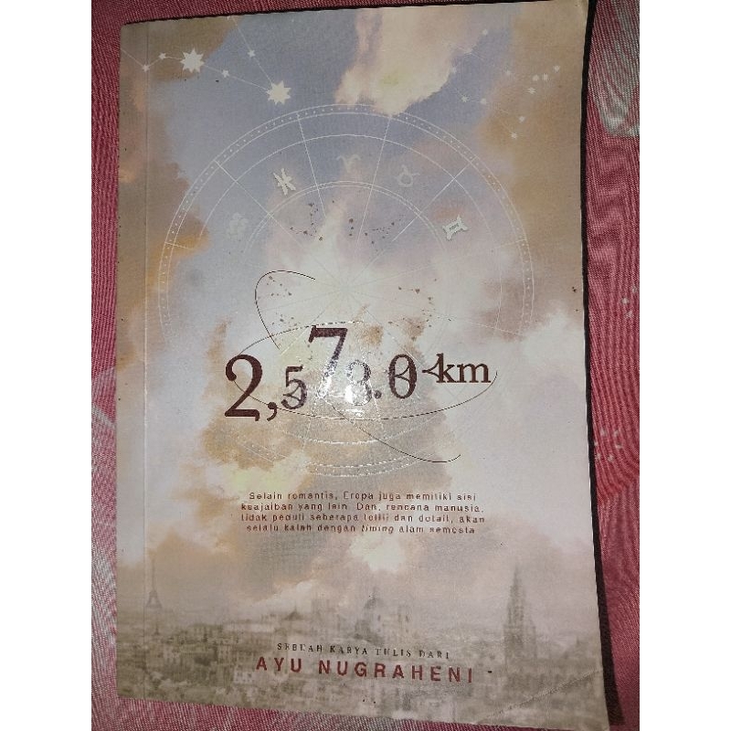 WTS BUKU NOVEL 2,578.0 KM AYU NUGRAHENI (PRELOVED) FIKSI ELIO DAN JUNI