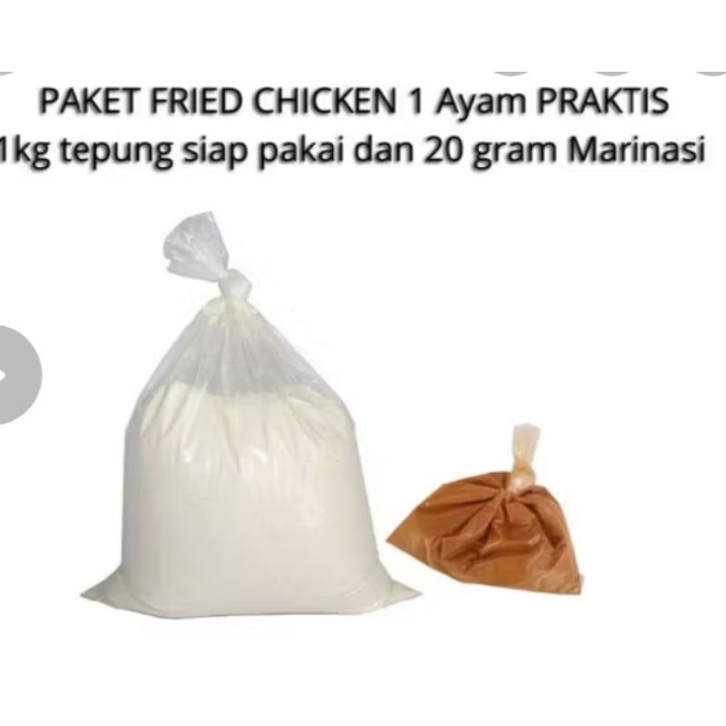 

Paket Marinasi +Tepung crispy 1kg