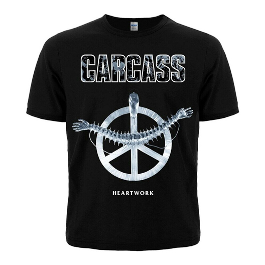 Carcass Heartwork Tshirt Katun Kombed 30s Casual T-SHIRT Real Pict BISA COD | Size S M L XL XXL 3XL 