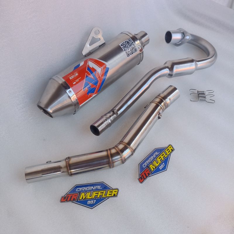 KNALPOT NORIFUMI RV1 KLX 150 CRF 150L DTRACKER 150 FULL SET LENGKAP