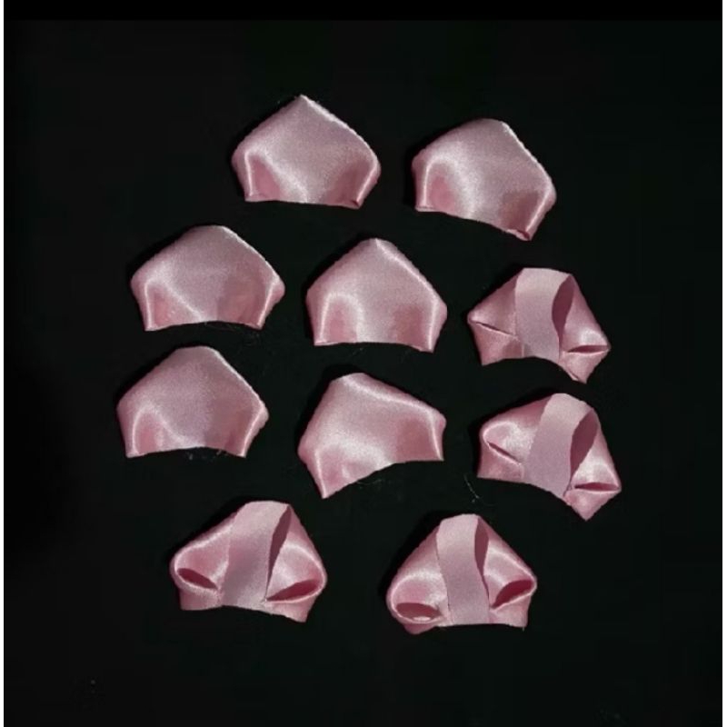 

kelopak bunga mawar satin pita satin 50pcs