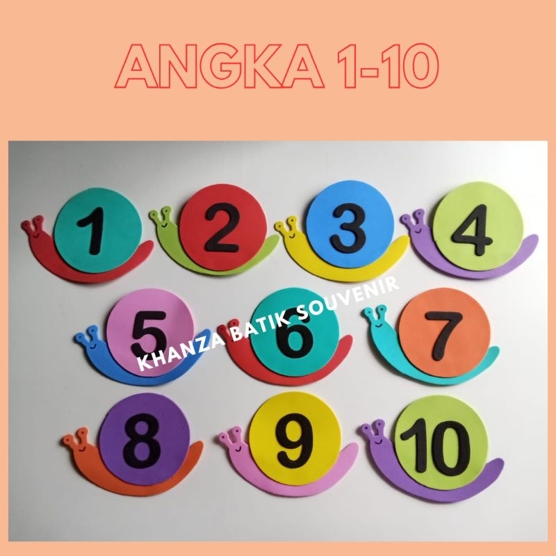 PERAGA EDUKATIF/PERAGA TEMPEL ANGKA(1-10)