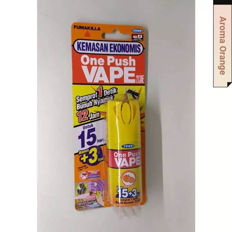 (PROMO) obat nyamuk ONE PUSH VAPE/FUMAKILLA ONE PUSH VAPE