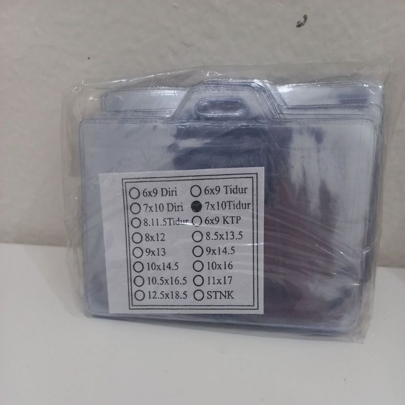 

plastik panitia 7x10 ( model tidur )