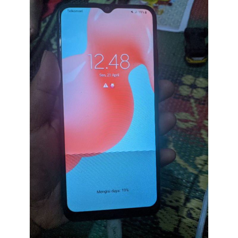 LCD Samsung a02s copotan original MINUS