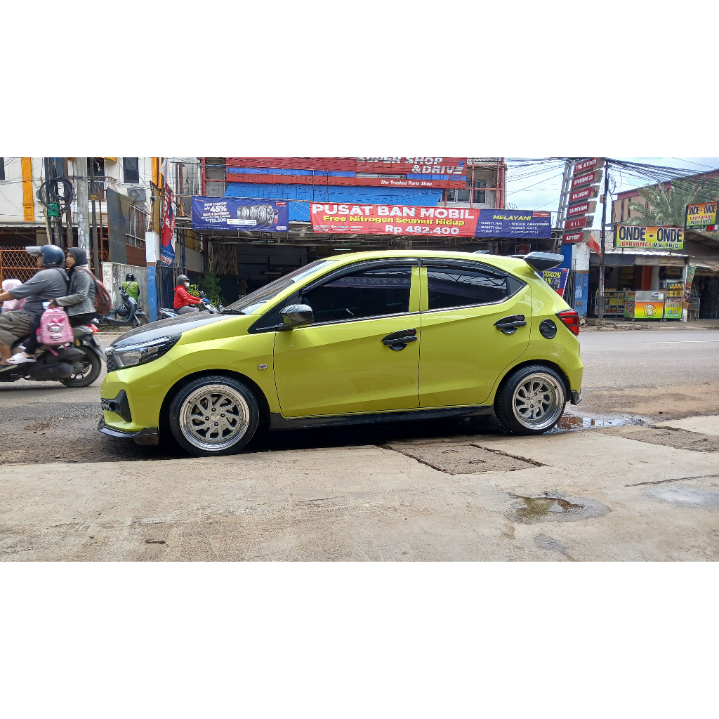 PAKET VELG PLUS BAN ACCELERA 205 50 R16 UNTUK MOBIL BRIO USE VELG HSR DOMO RING 16